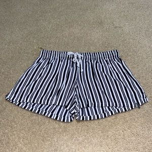 Soft Striped Black and White shorts